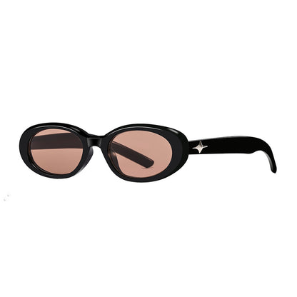 Korean Jennie Style Oval Polarized Sunglasses