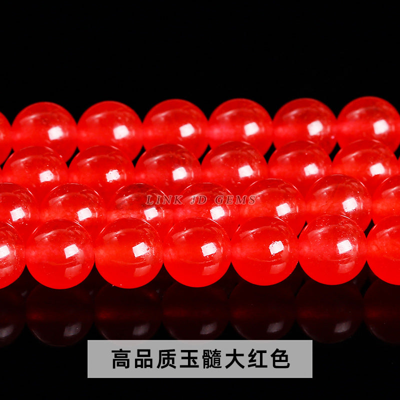 Color jade beads DIY jewelry accessories wholesale