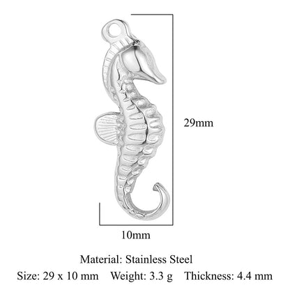 Accessories Dolphin Seahorse Stainless Steel Pendant