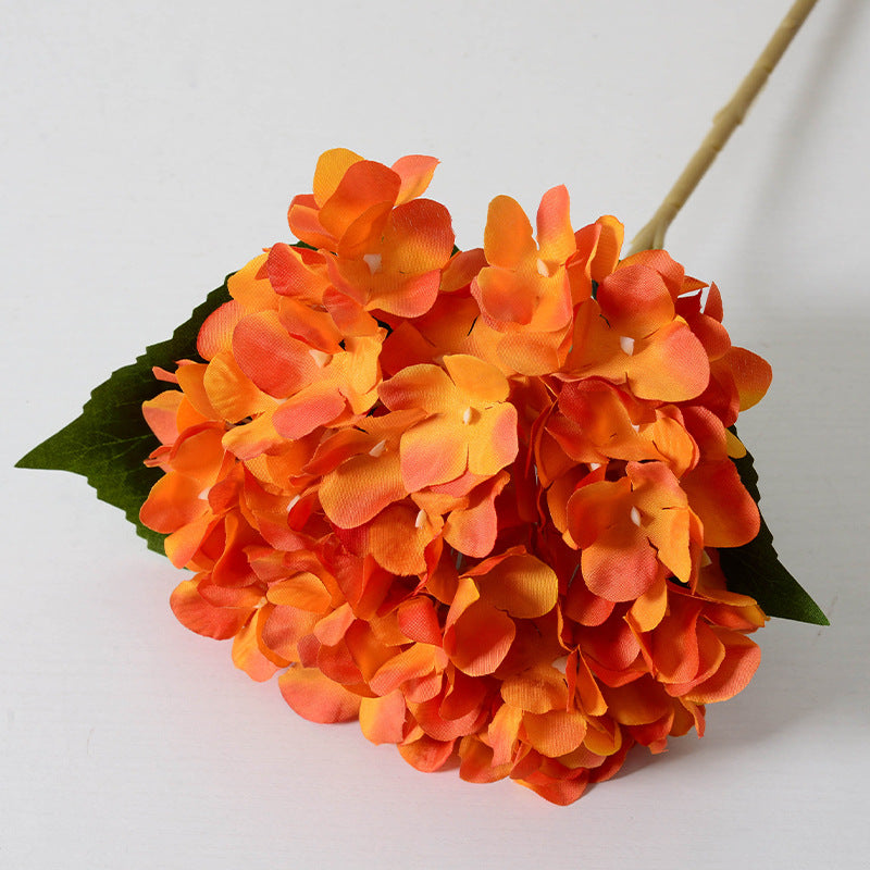 Artificial Hydrangea with Leaves Artificial Flowers Wholesale