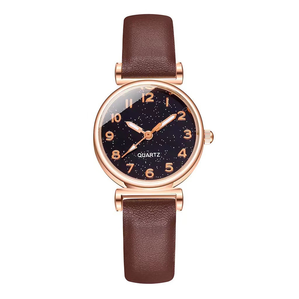 INS Round Dial Digital Women's Watch