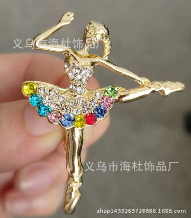 Gymnast brooch