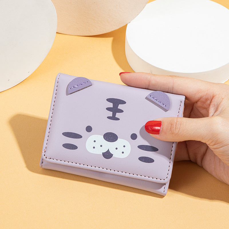 PU leather cute cartoon wallet