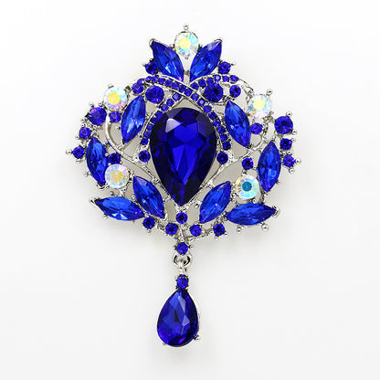 Luxury Crystal Glass Brooch