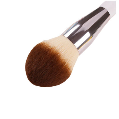 Large Round Head Two-Tone Synthetic Powder Brush