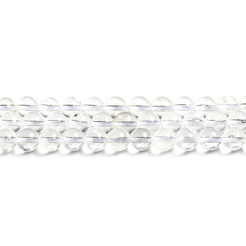 Natural white crystal loose beads