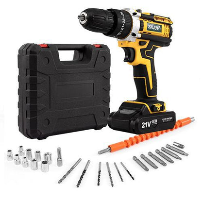 Two-speed lithium battery drill hand drill electric screwdriver