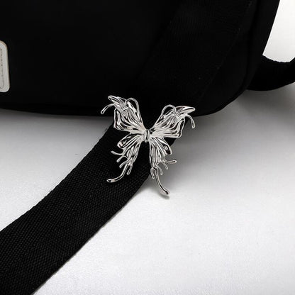 Silver Butterfly Brooch