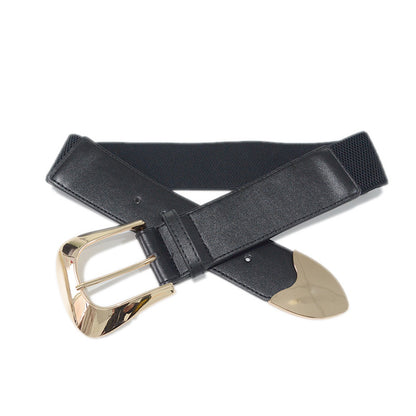 waist elastic elastic belt wide belt