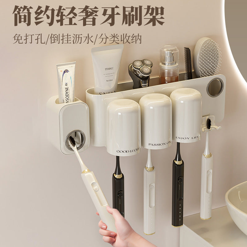 Toothbrush Holder Storage Rack