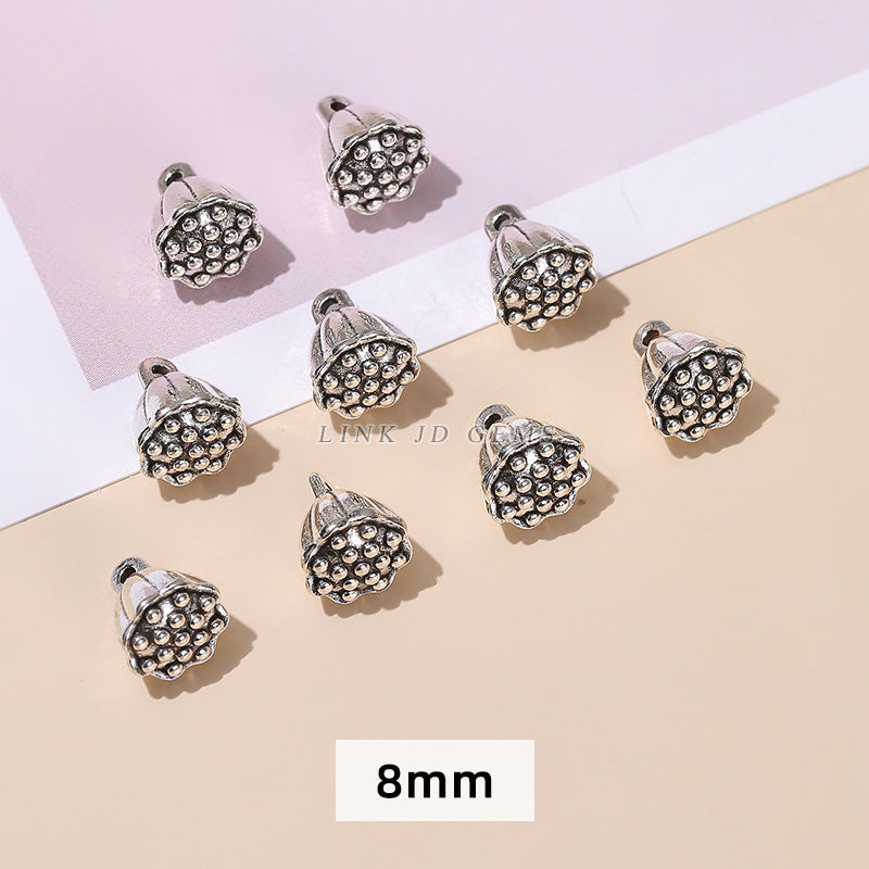 Tibetan silver alloy cat claw spacer beads