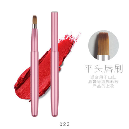 Colorful Retractable Dual-Head Lip Brush