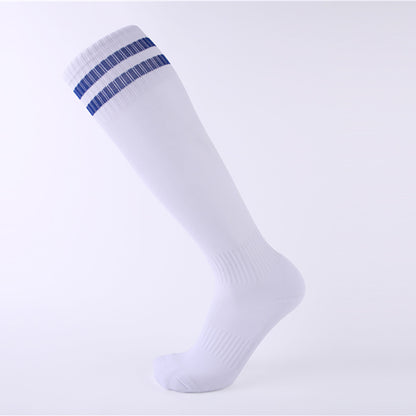 Two-Stripe Long Soccer Socks Thick Cushion