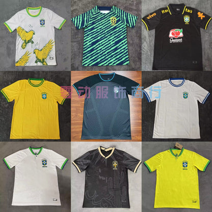 22-23 Brazil Special Yellow Black Blue Tag 10 Neymar Short Sleeve