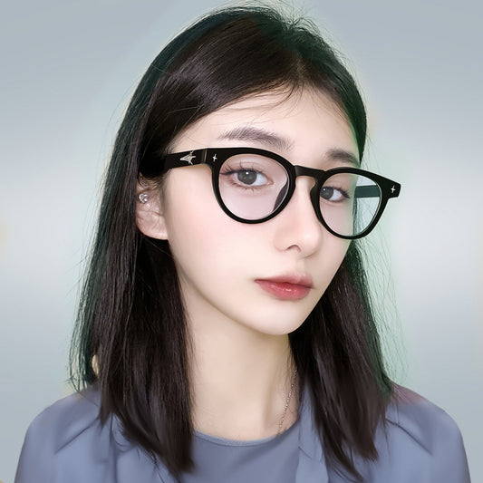 Blue Light Blocking Black Frame Glasses