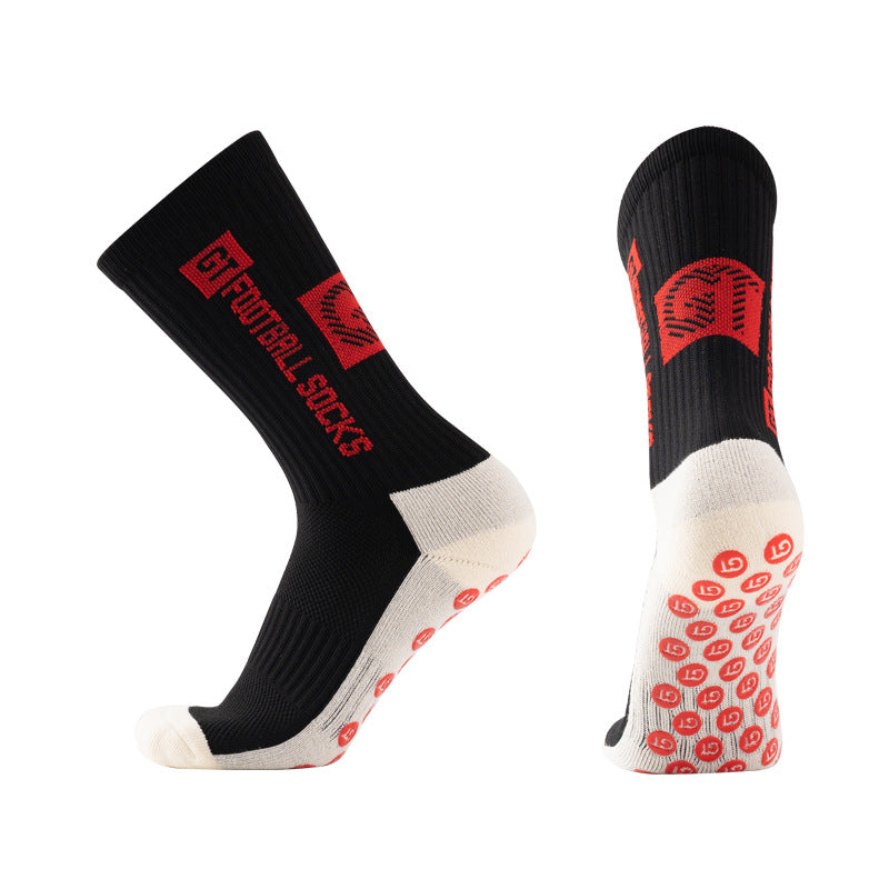 Anti-Slip Colorful Mid-Calf Football Socks