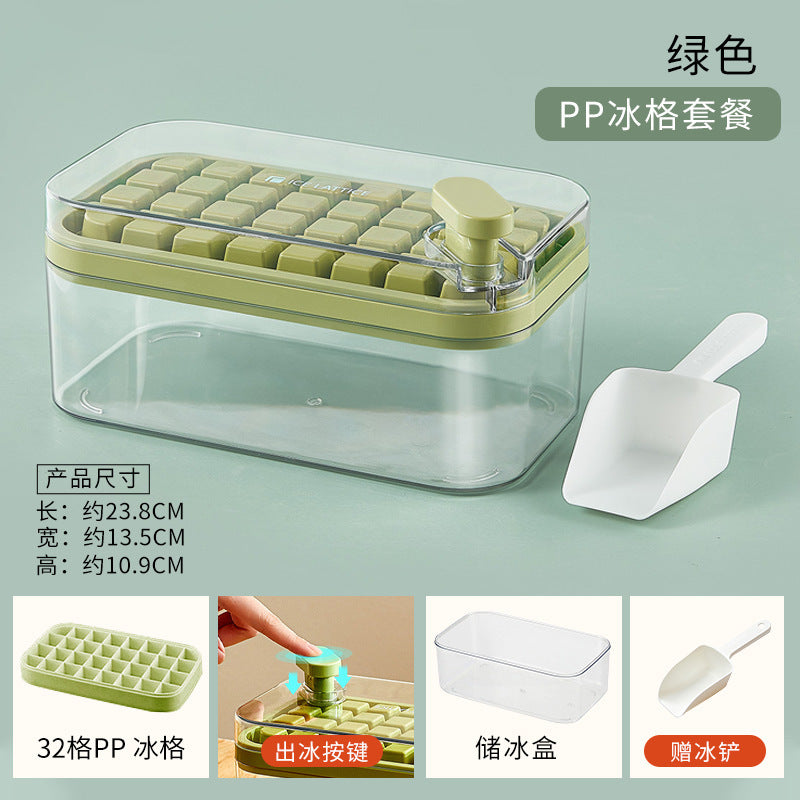 One-touch ice tray