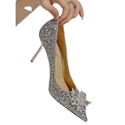 Crystal stiletto heels for women wholesale