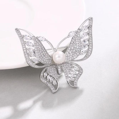 Versatile Butterfly Brooch Buckle