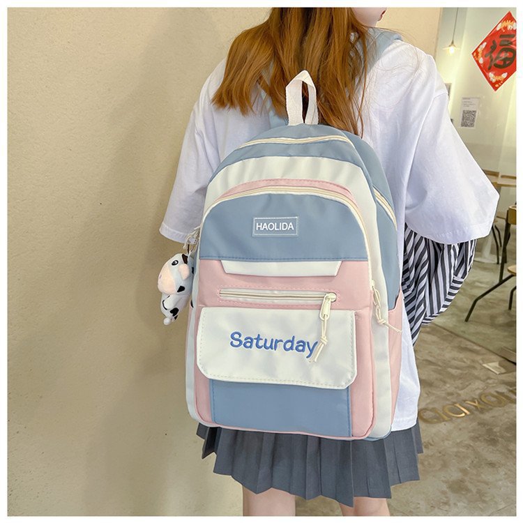 Cute backpack large capacity schoolbag