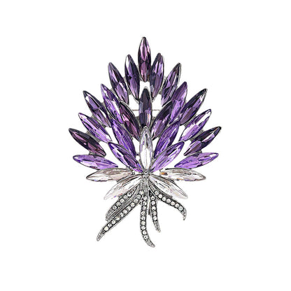 Crystal Wheat Brooch Female