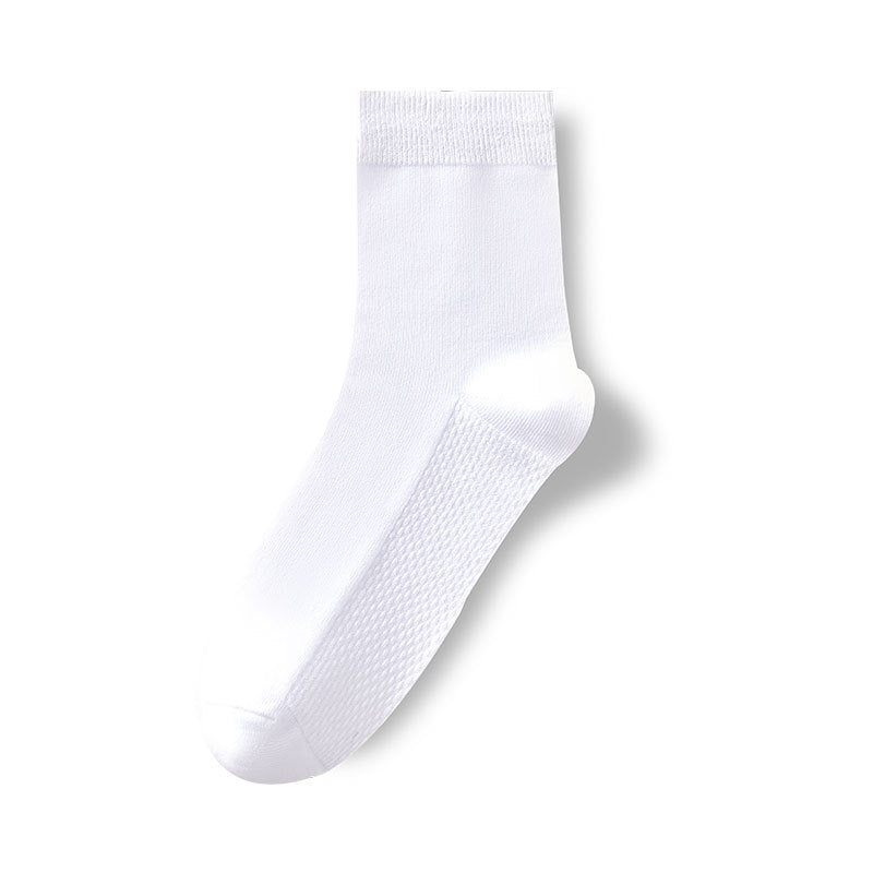 Cotton Double Needle Anti-Odor Men's Ankle Socks