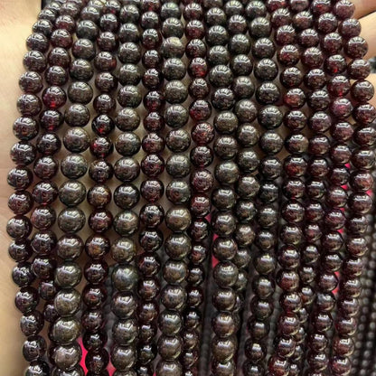 4-12mm natural garnet crystal beads loose beads