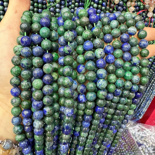 6-10mm Phoenix Lapis Lazuli Loose Beads