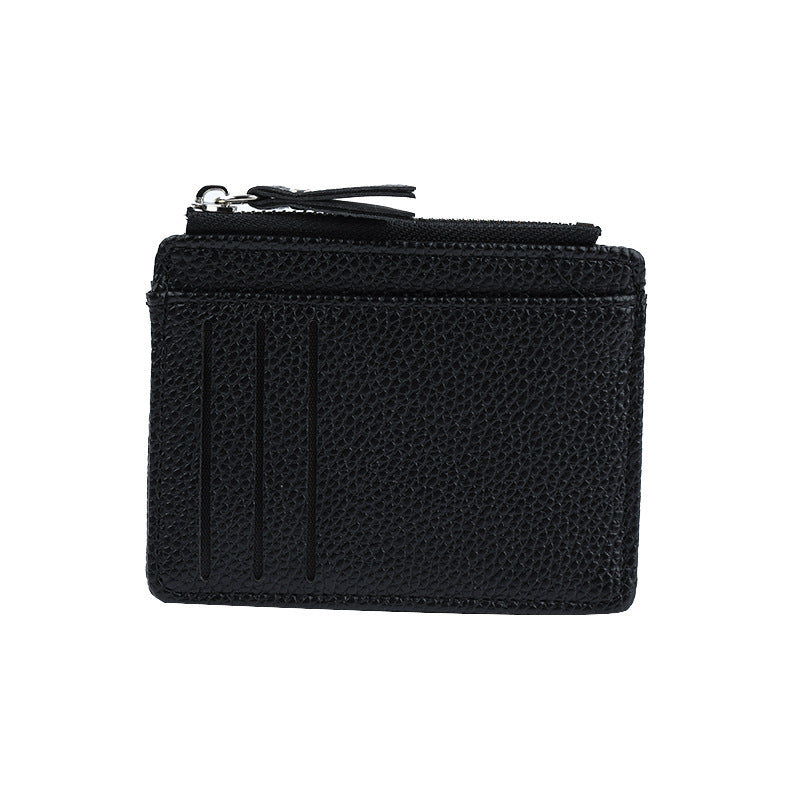 Card bag female zipper wallet female