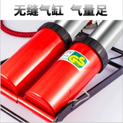 Vehicle double tube pump Vehicle air pump