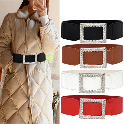 Women's Slim Wide Belt Women