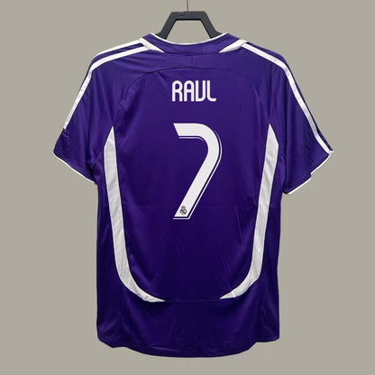 06-07 Real Madrid Retro Home Away Ronaldo Beckham Ra¨²l Guti Jersey