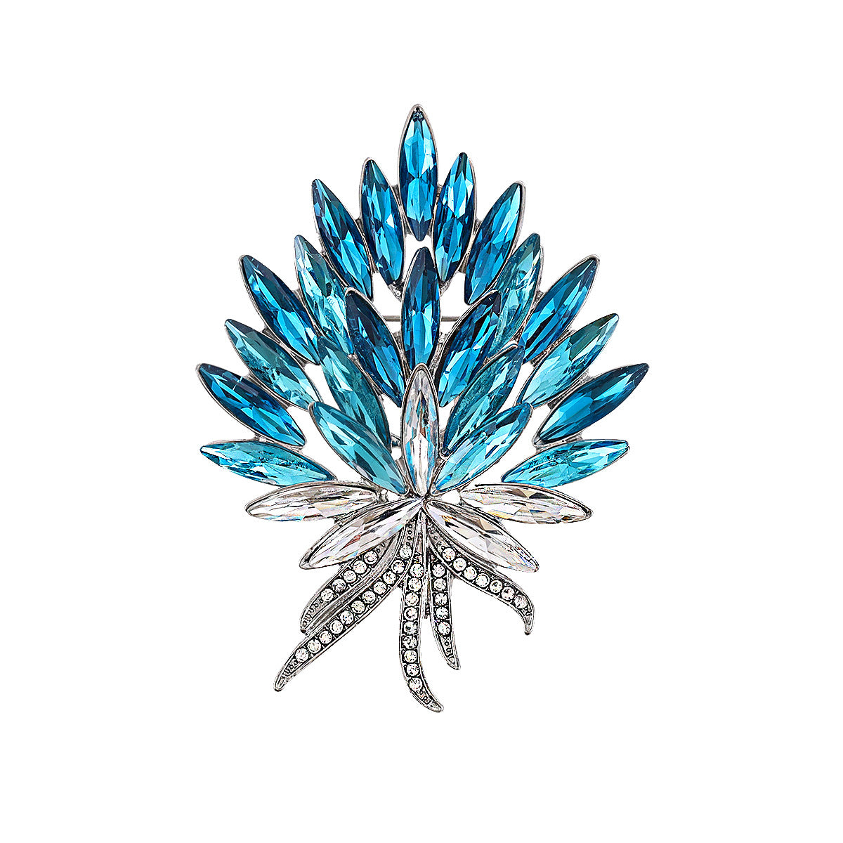 Crystal Wheat Brooch Female