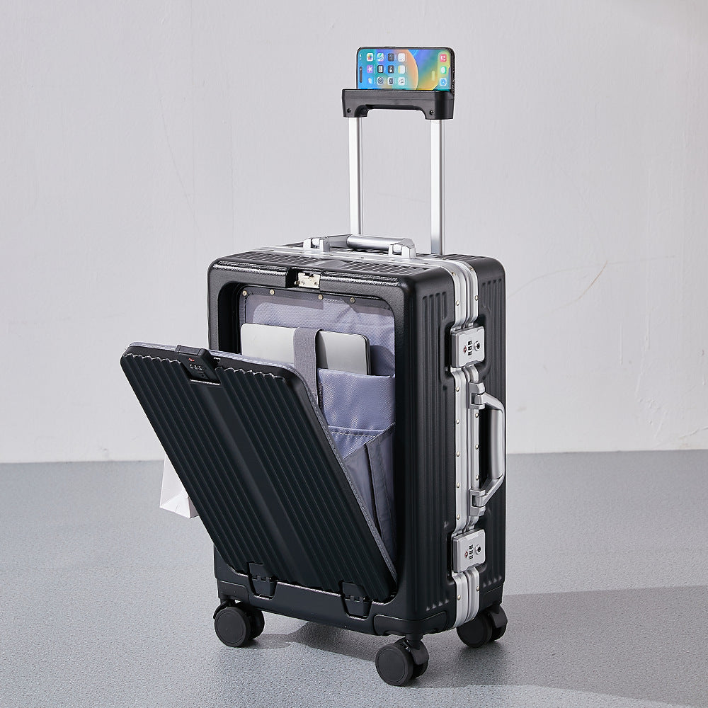 Aluminum frame suitcase 24 inch anti-drop