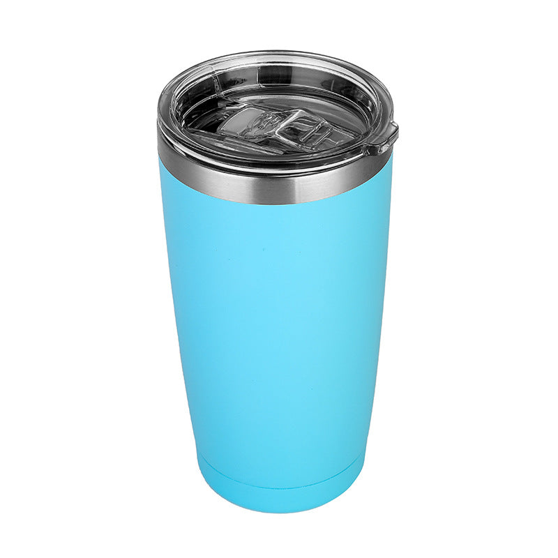 20Oz spray thermos cup straw cup