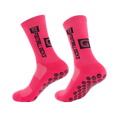 Anti-Slip Mid-Calf Football Socks Kids Adults