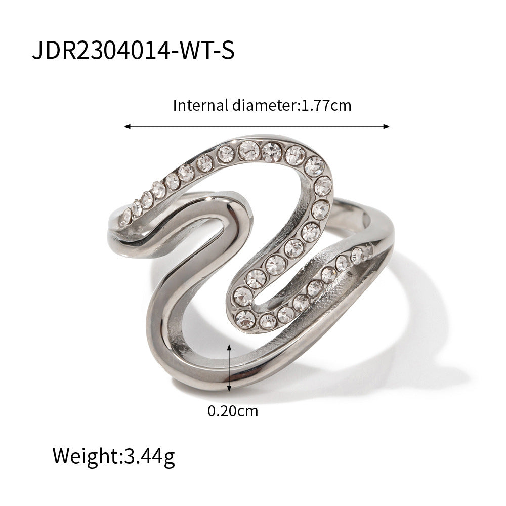 Diamond Double Ring