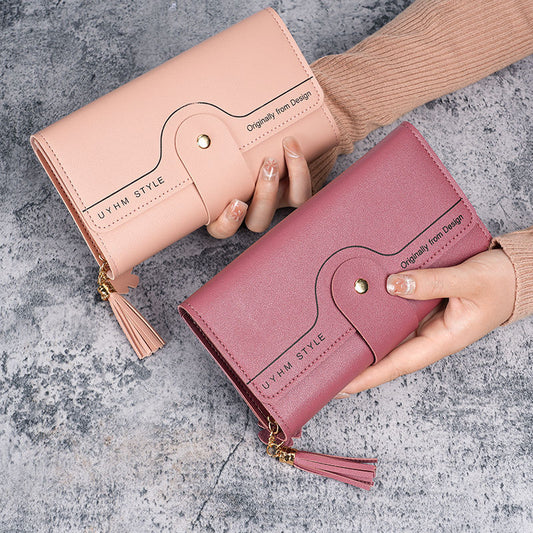 ins style, wallet, women's long style.