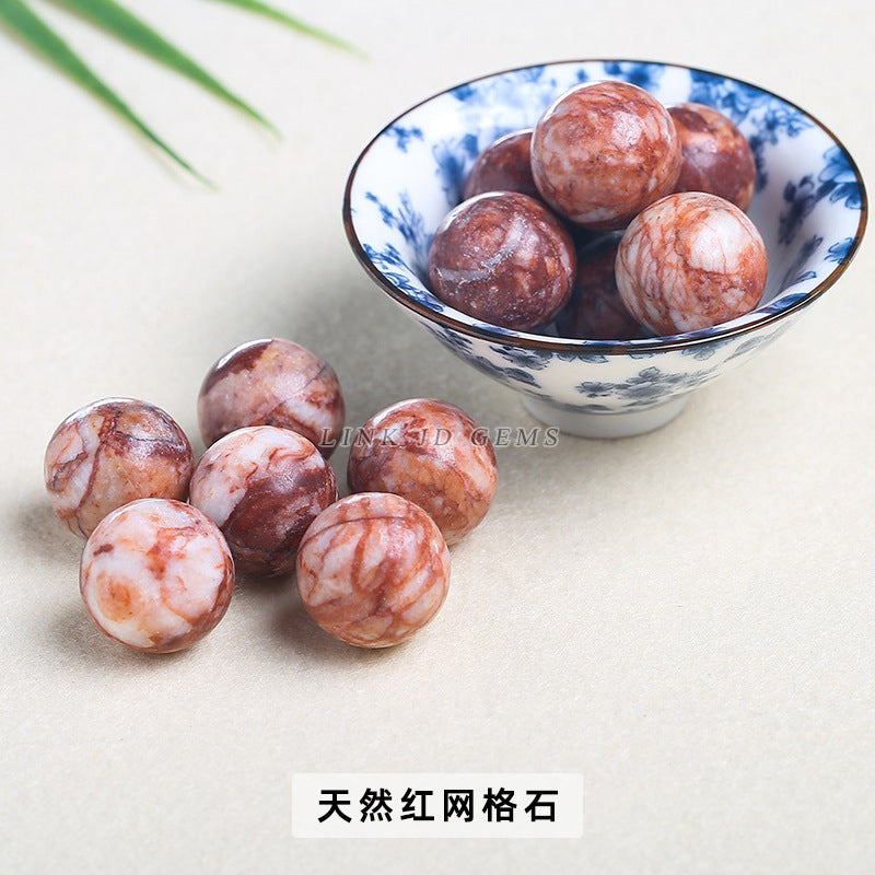 Natural stone non-porous beads round beads