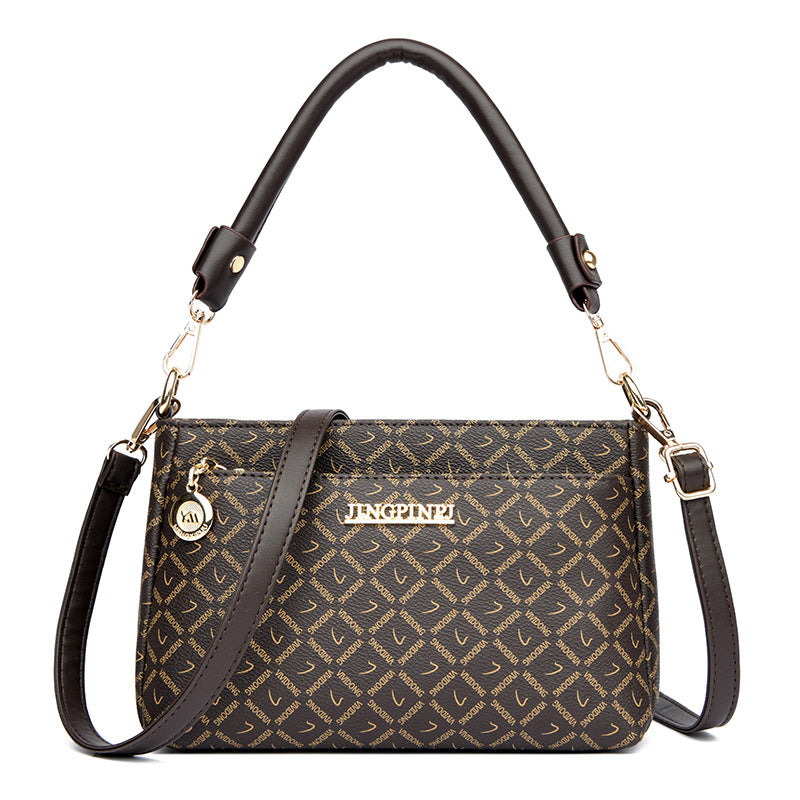 New printed alphabet women's bag