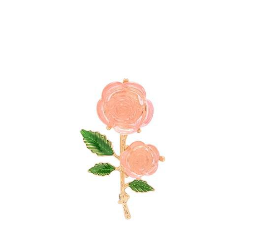 Rose Rose Brooch