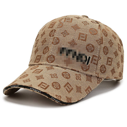 Embroidered Letter Structured Sun Protection Baseball Cap