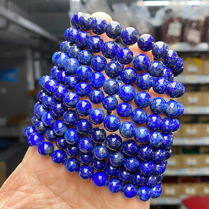 4A natural lapis lazuli bracelet.