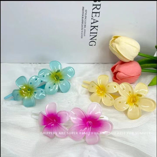 Large Duckbill Clip Hairpin Fashion Flower