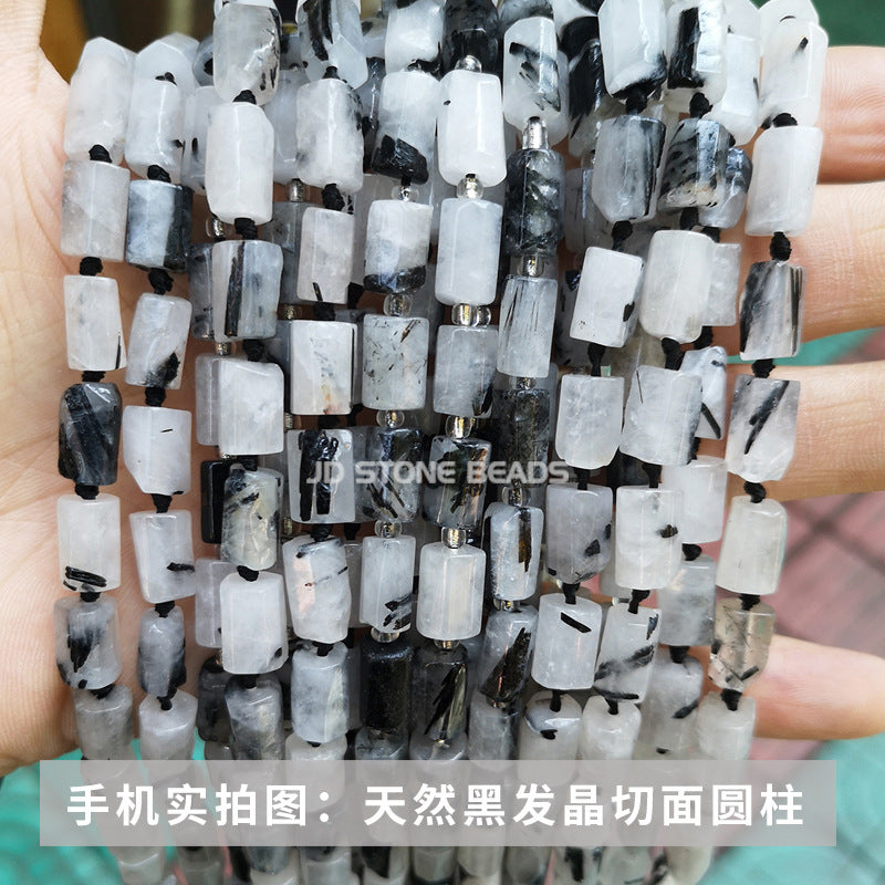 8 * 11Mm crystal cut cylindrical beads