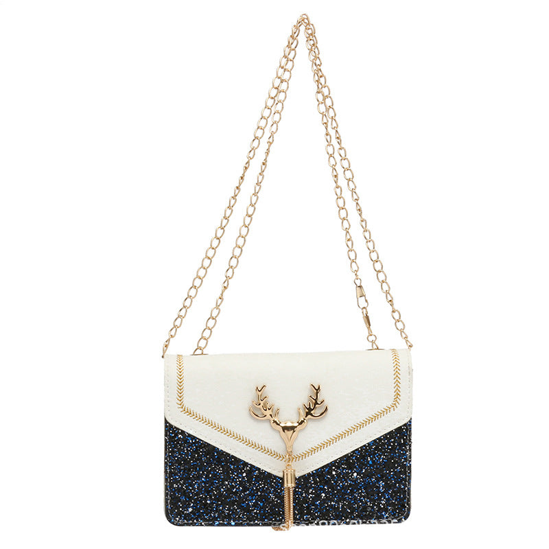 Women's shoulder square bag