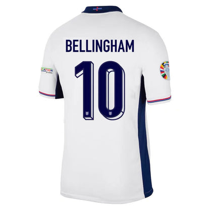 2024 Euro England Home/Away 10 Bellingham Saka Foden Rice Jersey