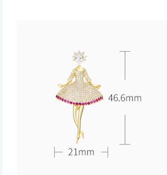 Ballet Girl Brooch Girl