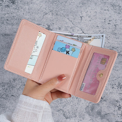 Folding wallet card bag