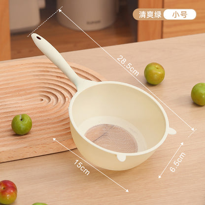 Plastic Rice Washing Spoon Multi-Function Strainer